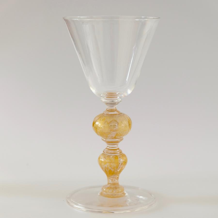 Wine Glass Designed by Harry Powell C1905.