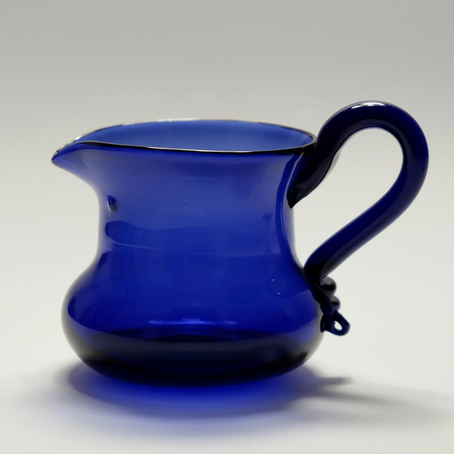 Blue cream jug C1830/40