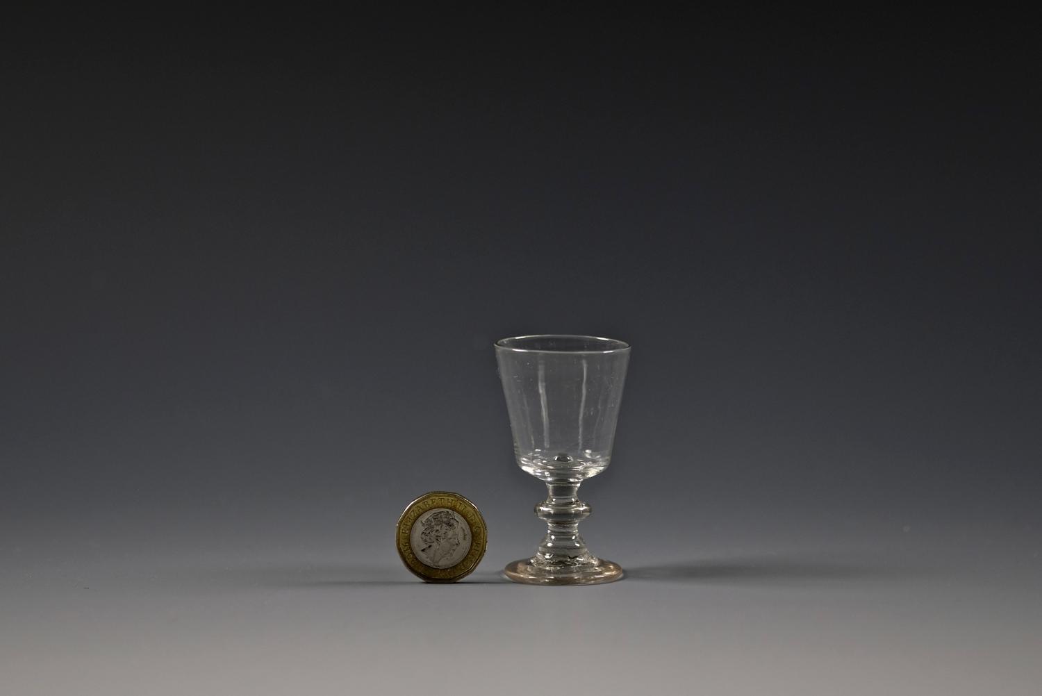 Miniature wine glass English C1820