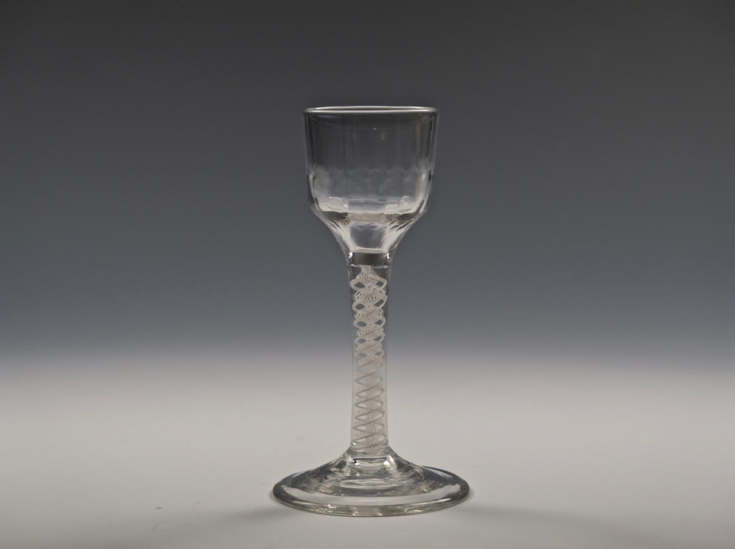 Opaque twist wine glass C1765