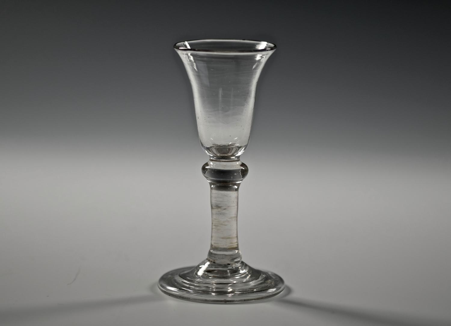 Balustroid gin glass English C1750