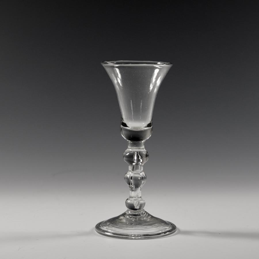 Balustroid wine glass English C1740