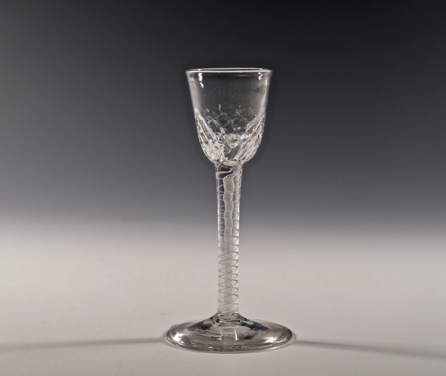 Opaque twist wine glass C1760