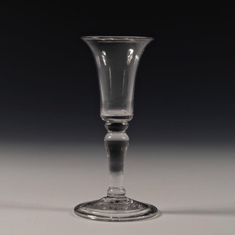 Balustroid gin glass English C1740