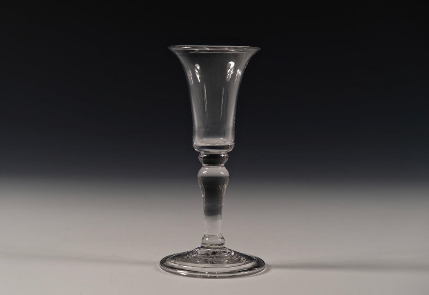 Balustroid gin glass English C1740