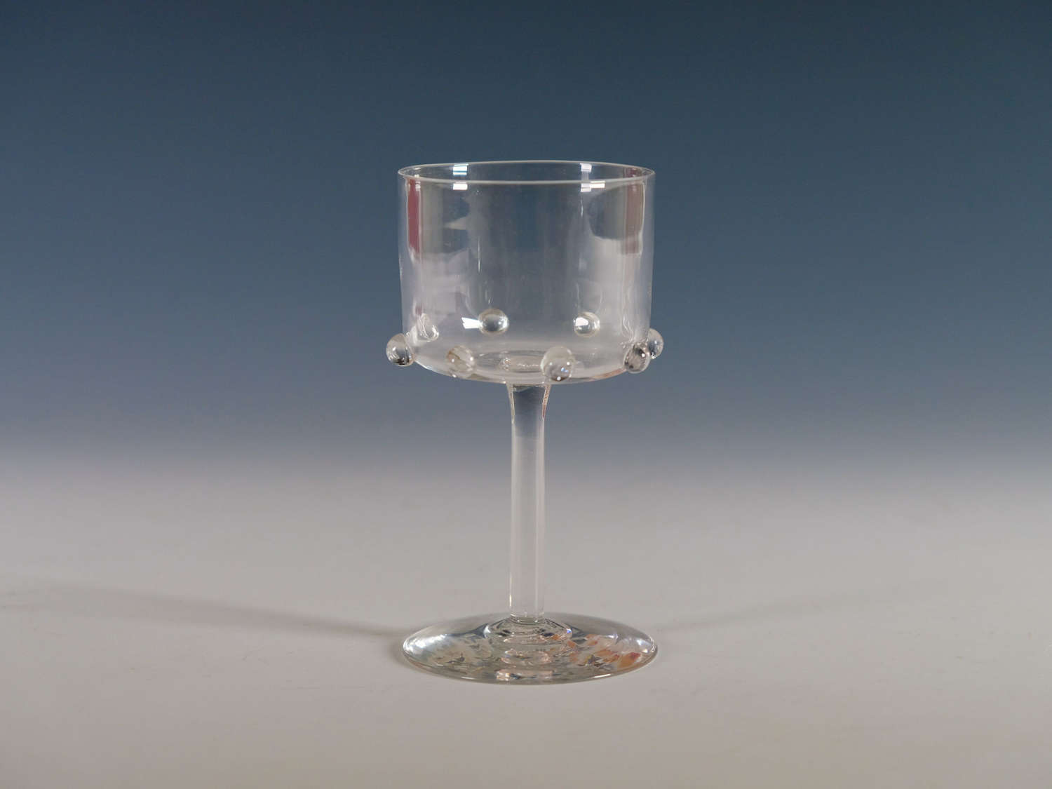 Claret glass by Philip Webb c1860