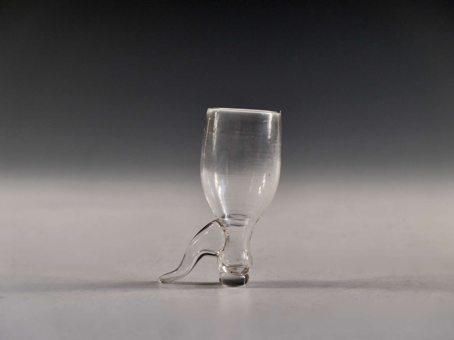 Antique glass stirrup glass C1800
