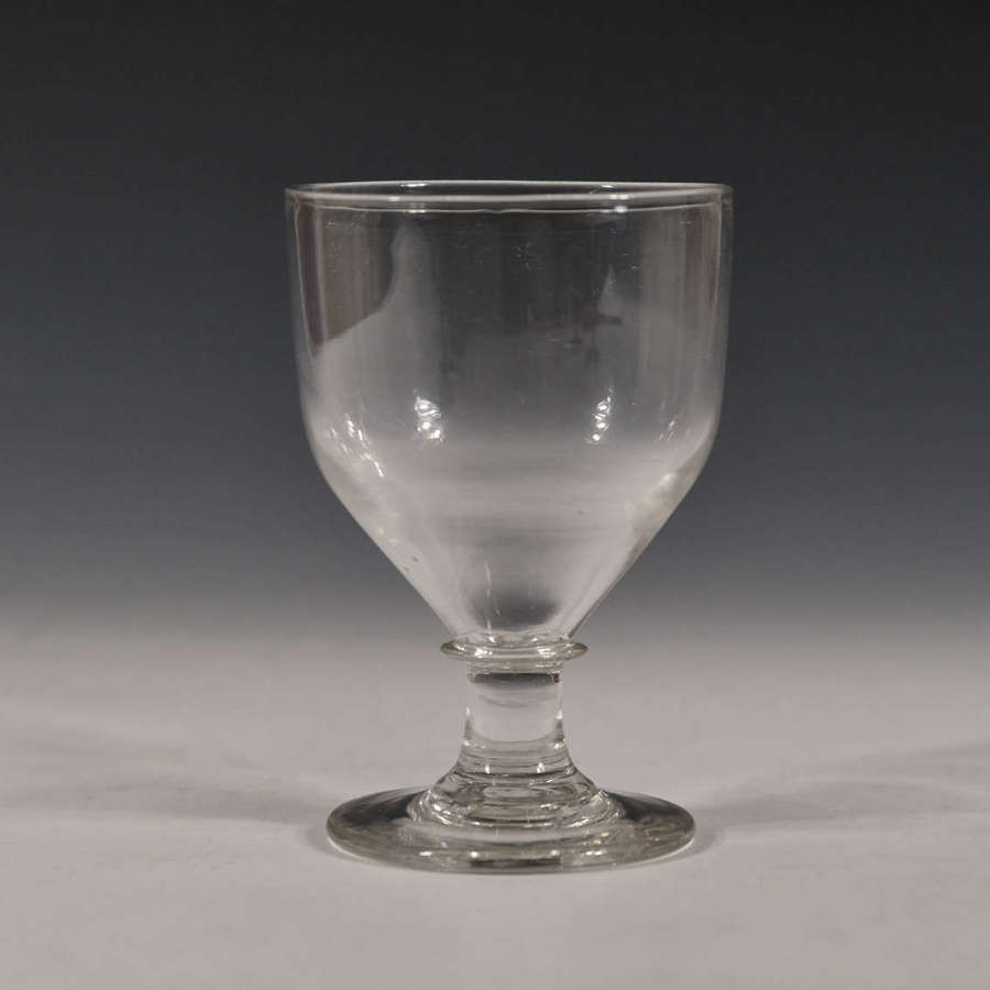 Antique glass rummer English c1810