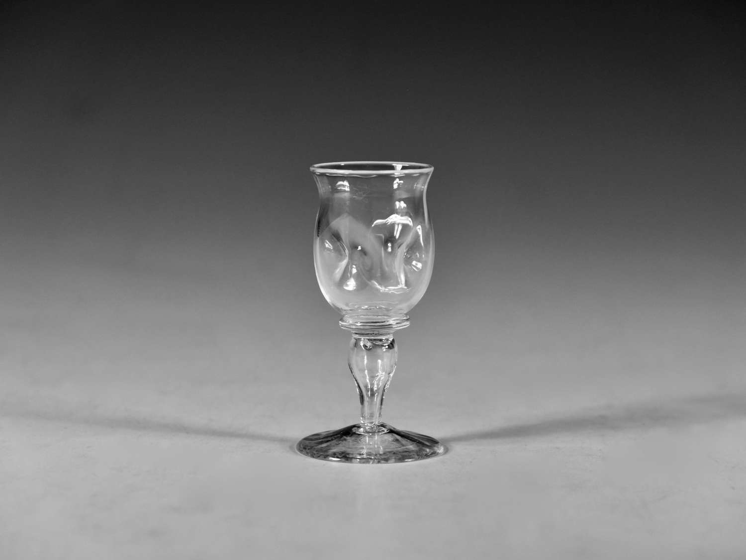 Antique glass - liqueur glass Harry Powell c1890