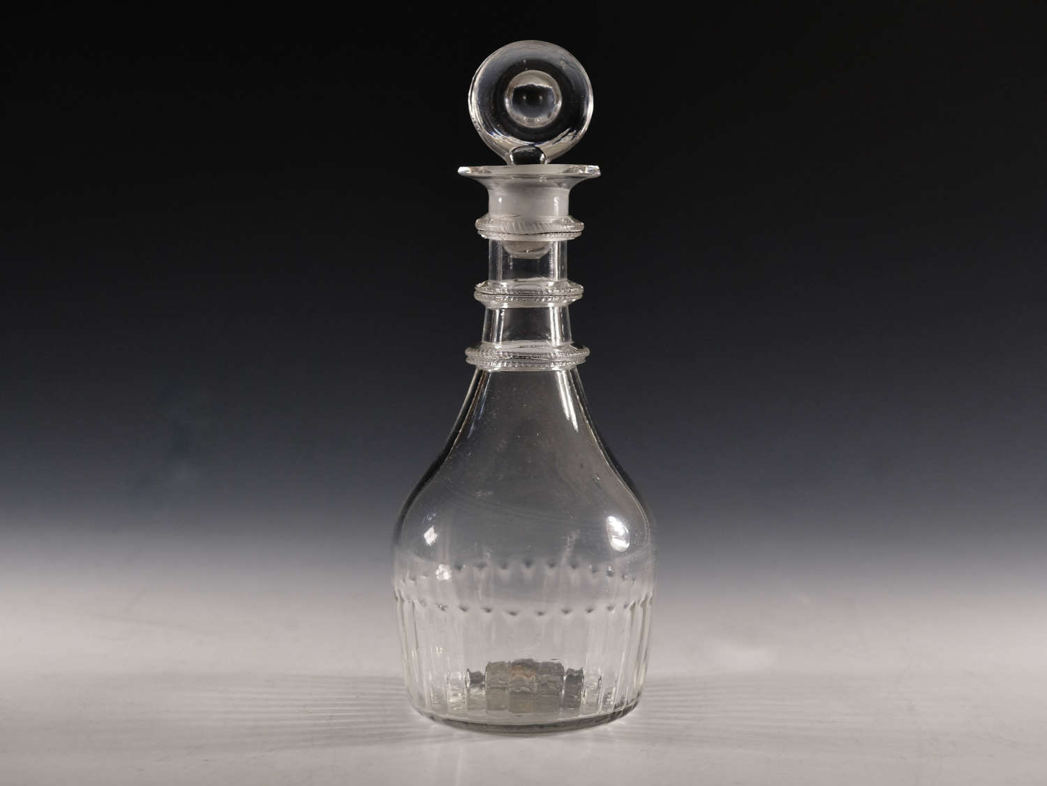 Antique Glass Decanter Cork Glass Co 1783 - 1818
