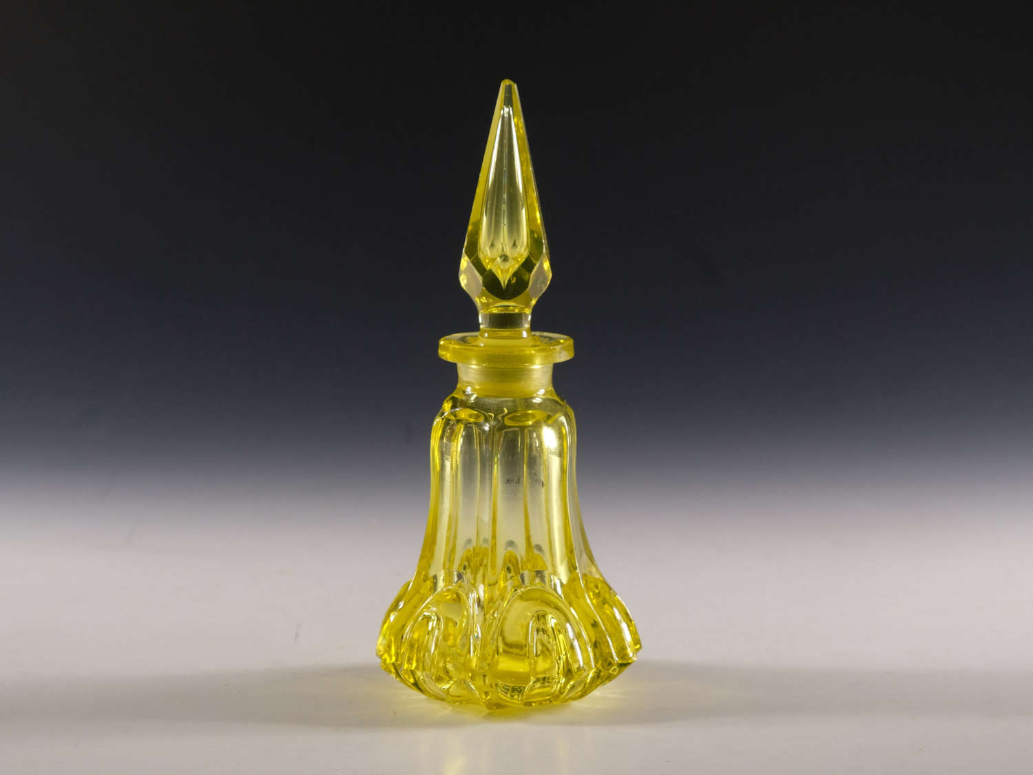 Antique glass - scent bottle English c1880