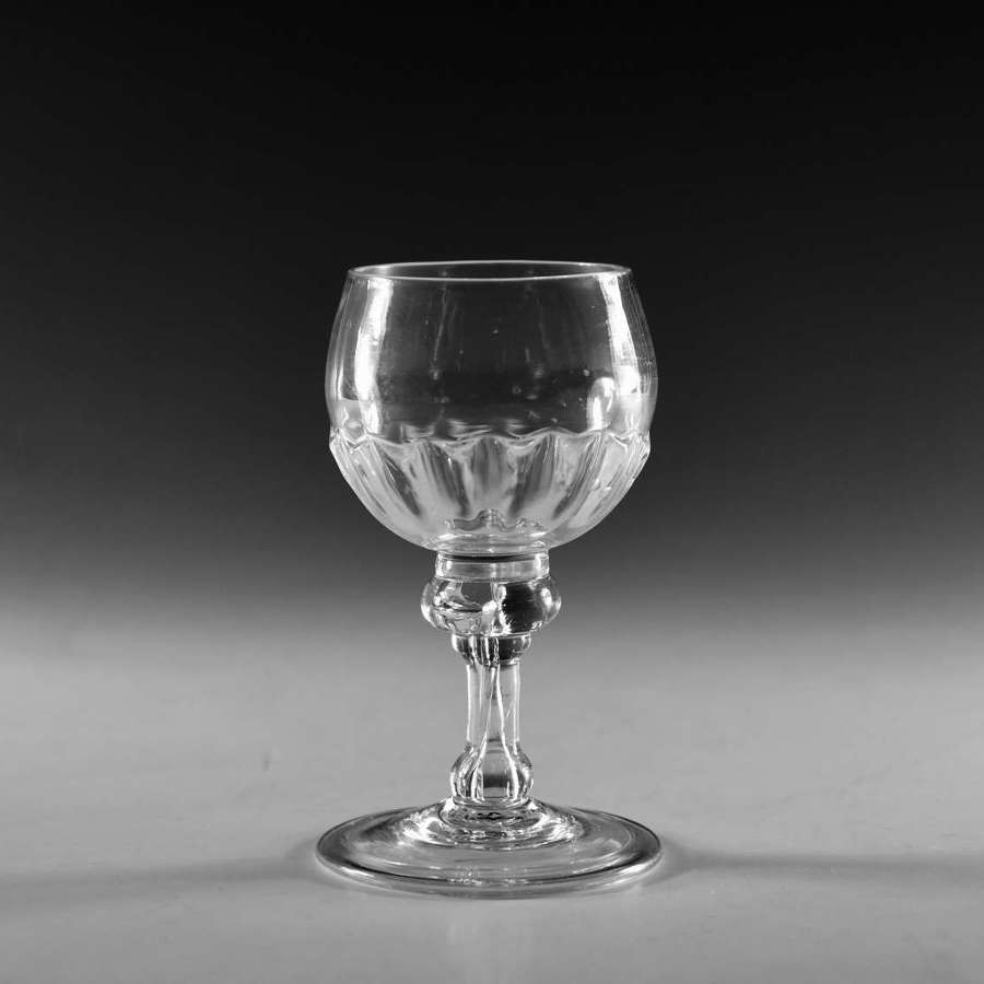 Antique glass - mead glass English c1710