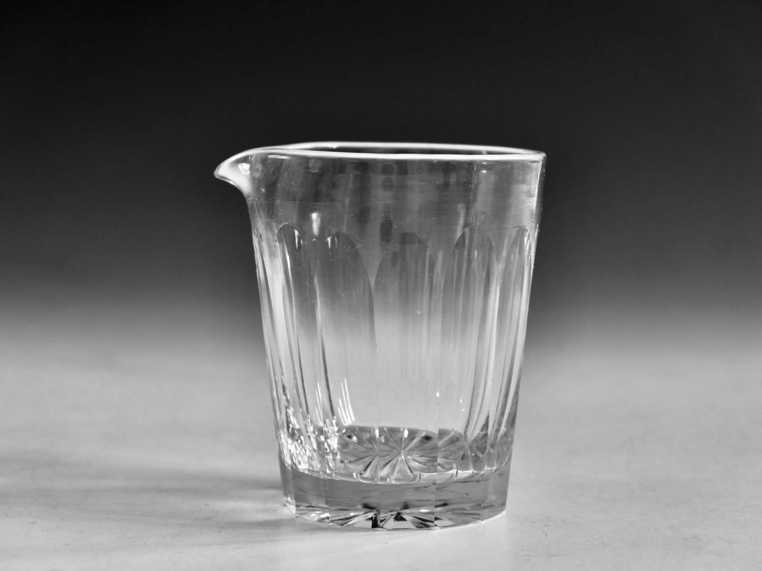 Antique glass - mixing tumbler English c1860