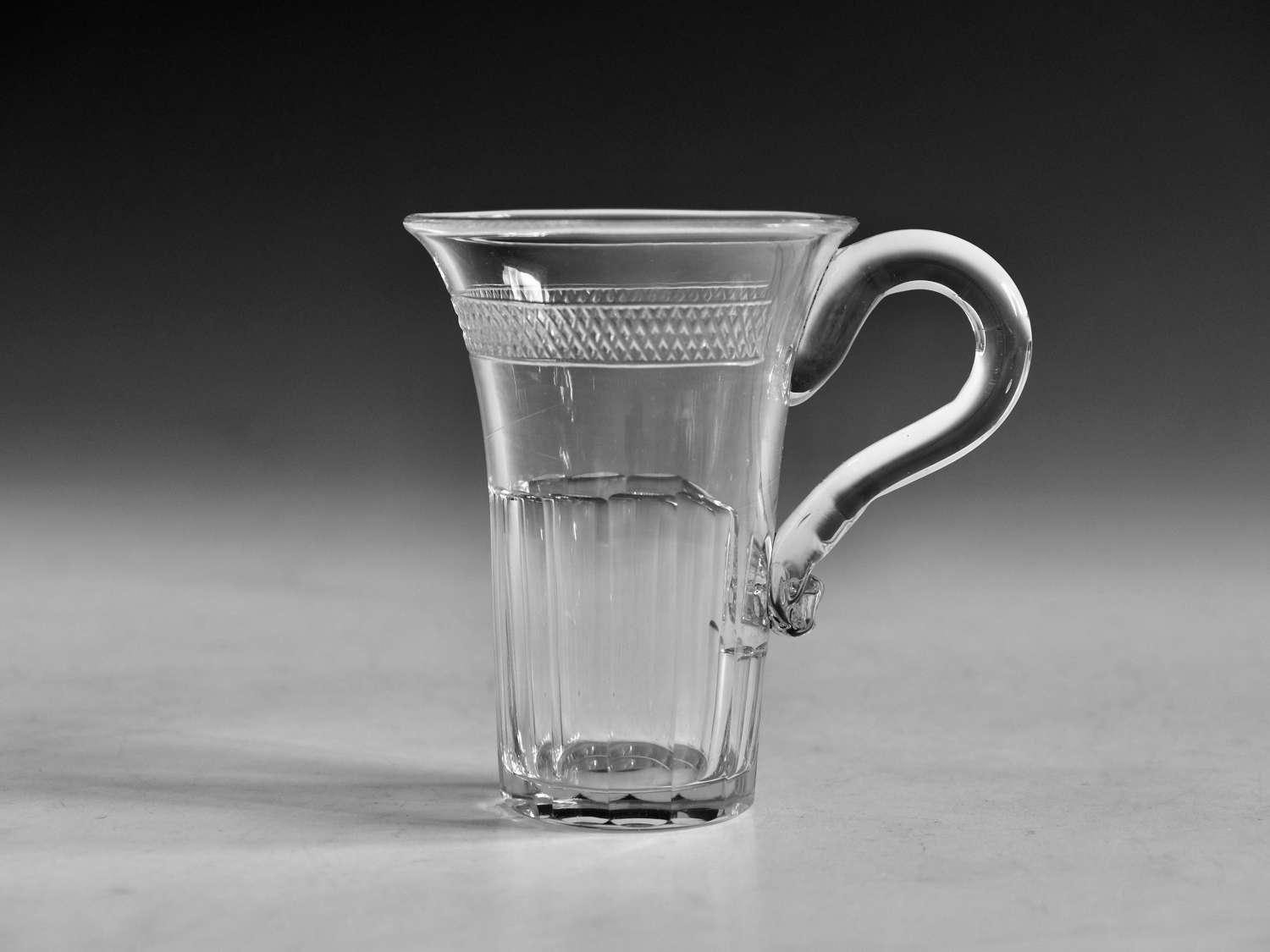 Antique glass - punch glass English c1830