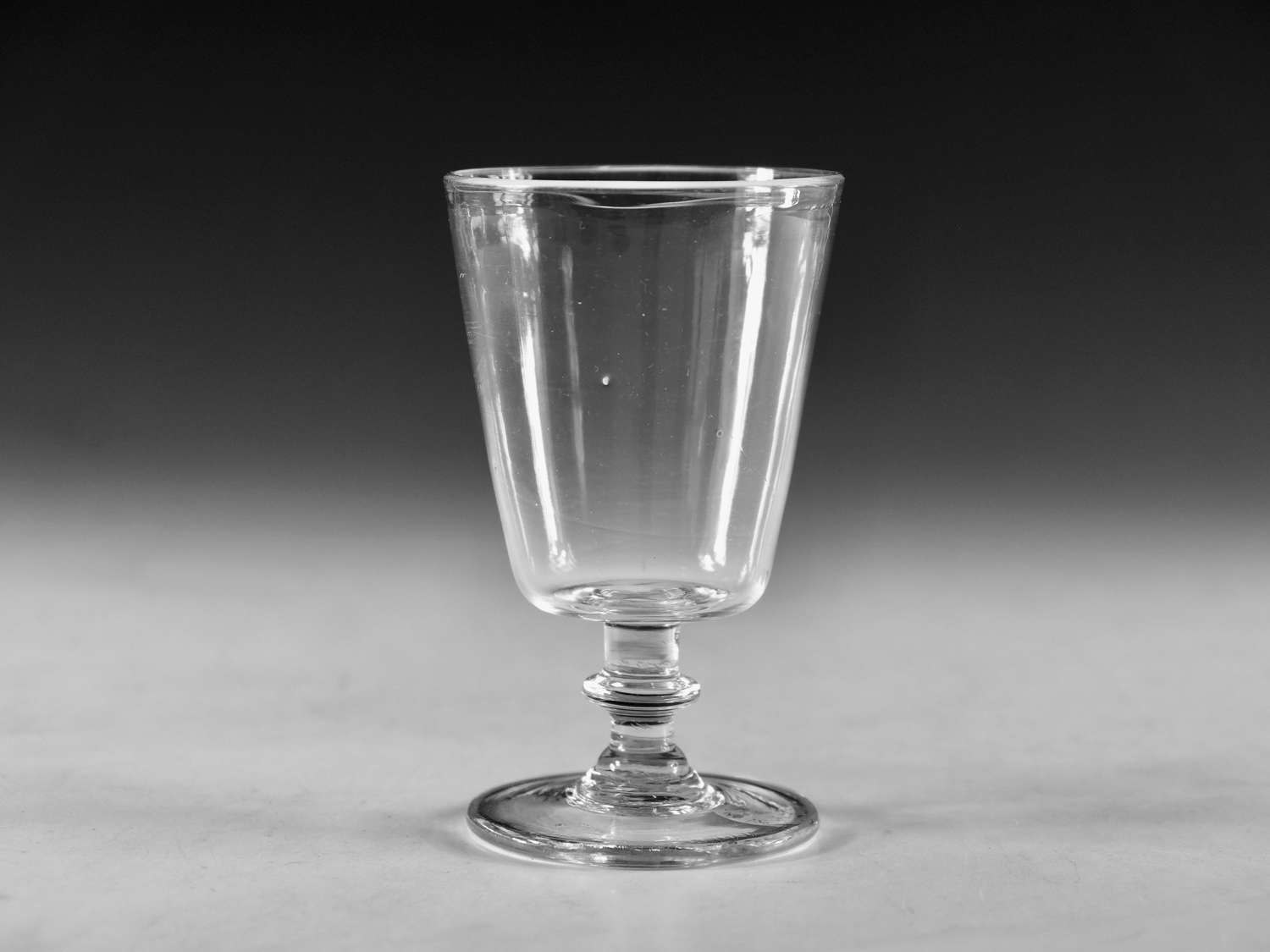 Antique glass - rummer c1800