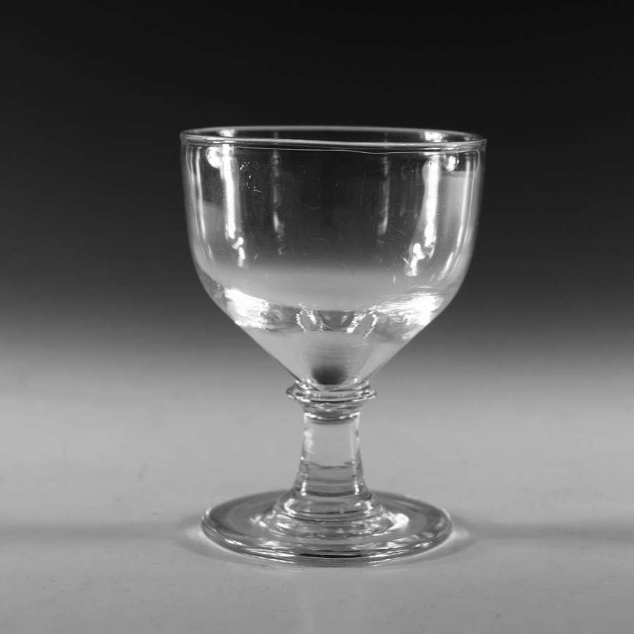 Antique glass - ovoid rummer C1810