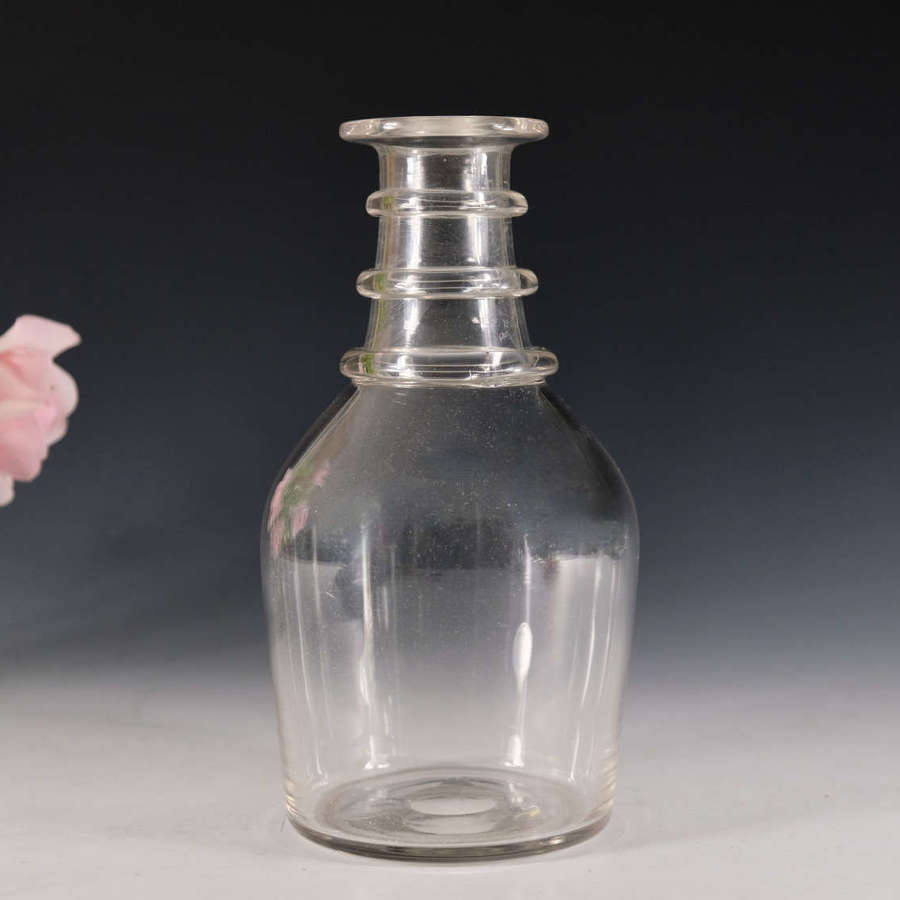 Antique glass - carafe English c1820