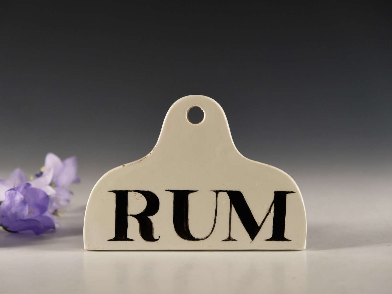 Bin label - Rum mid 19th century