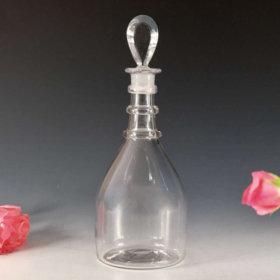 Antique glass - decanter English c1820