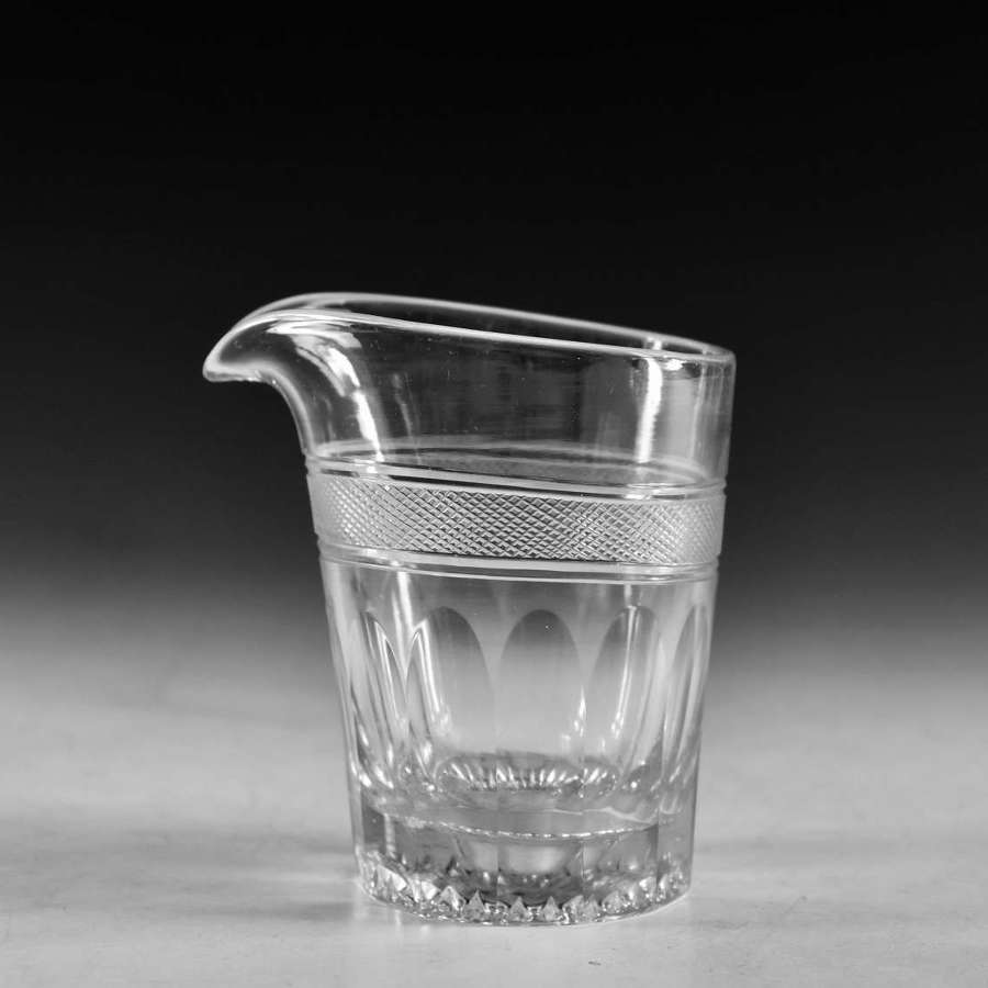 Antique glass - rare mixing tumbler c1835