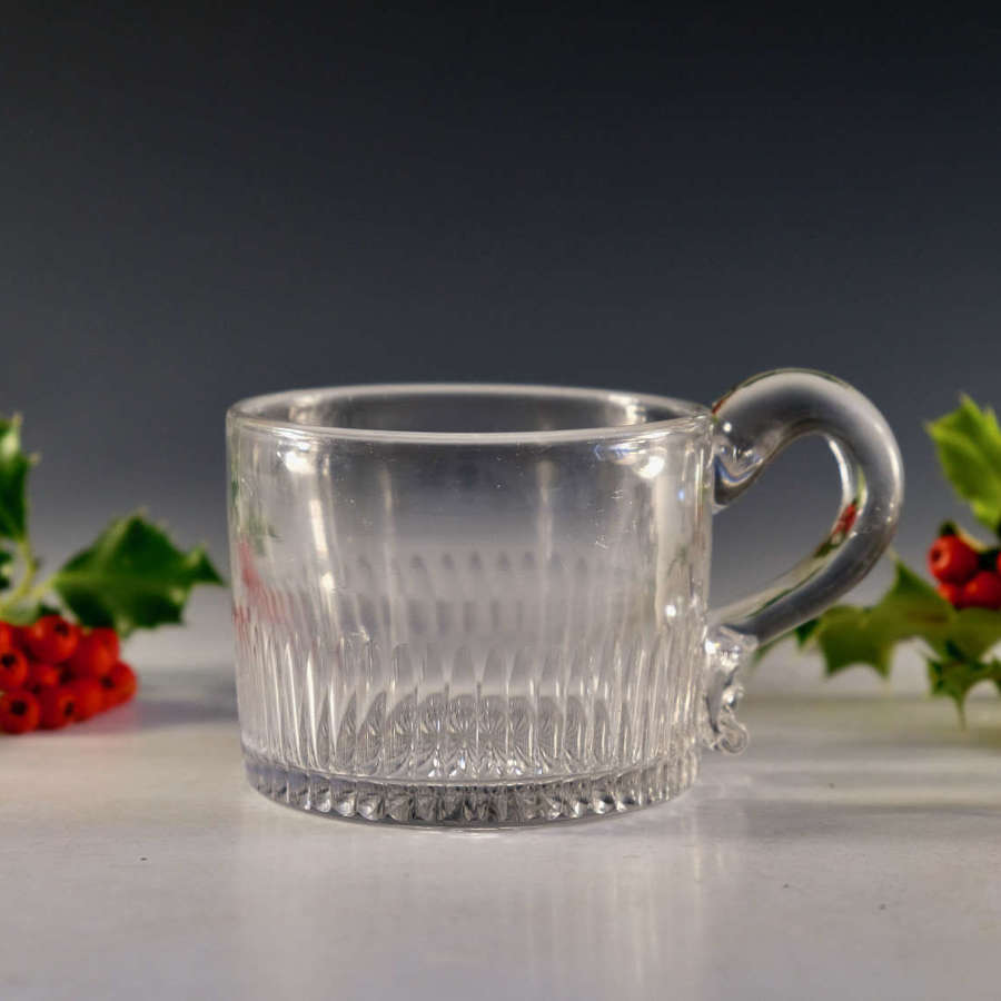 Antique glass - small mug English c1820