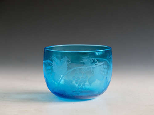Antique glass finger bowl c1850