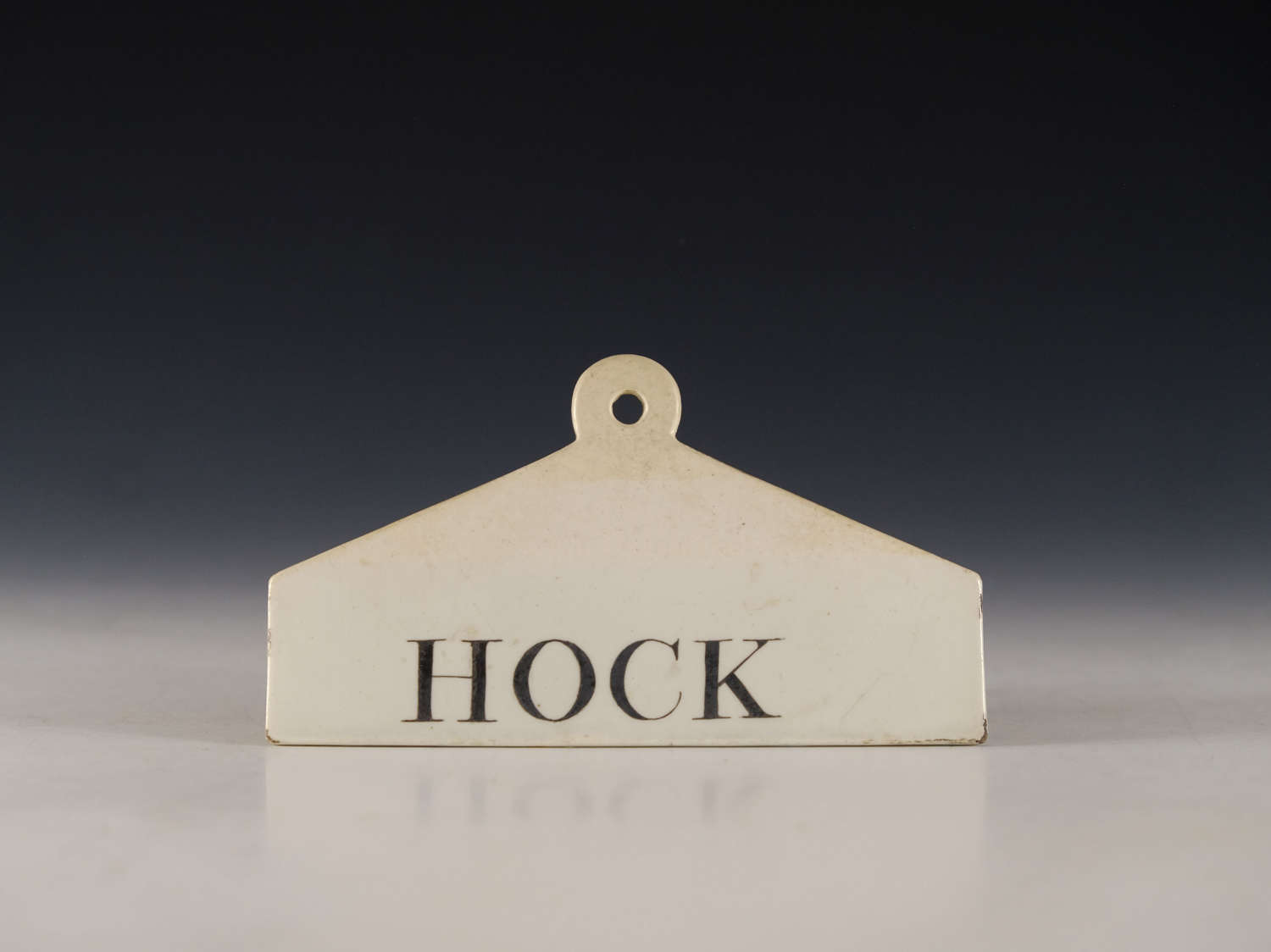 Bin label Hock English early 19th century