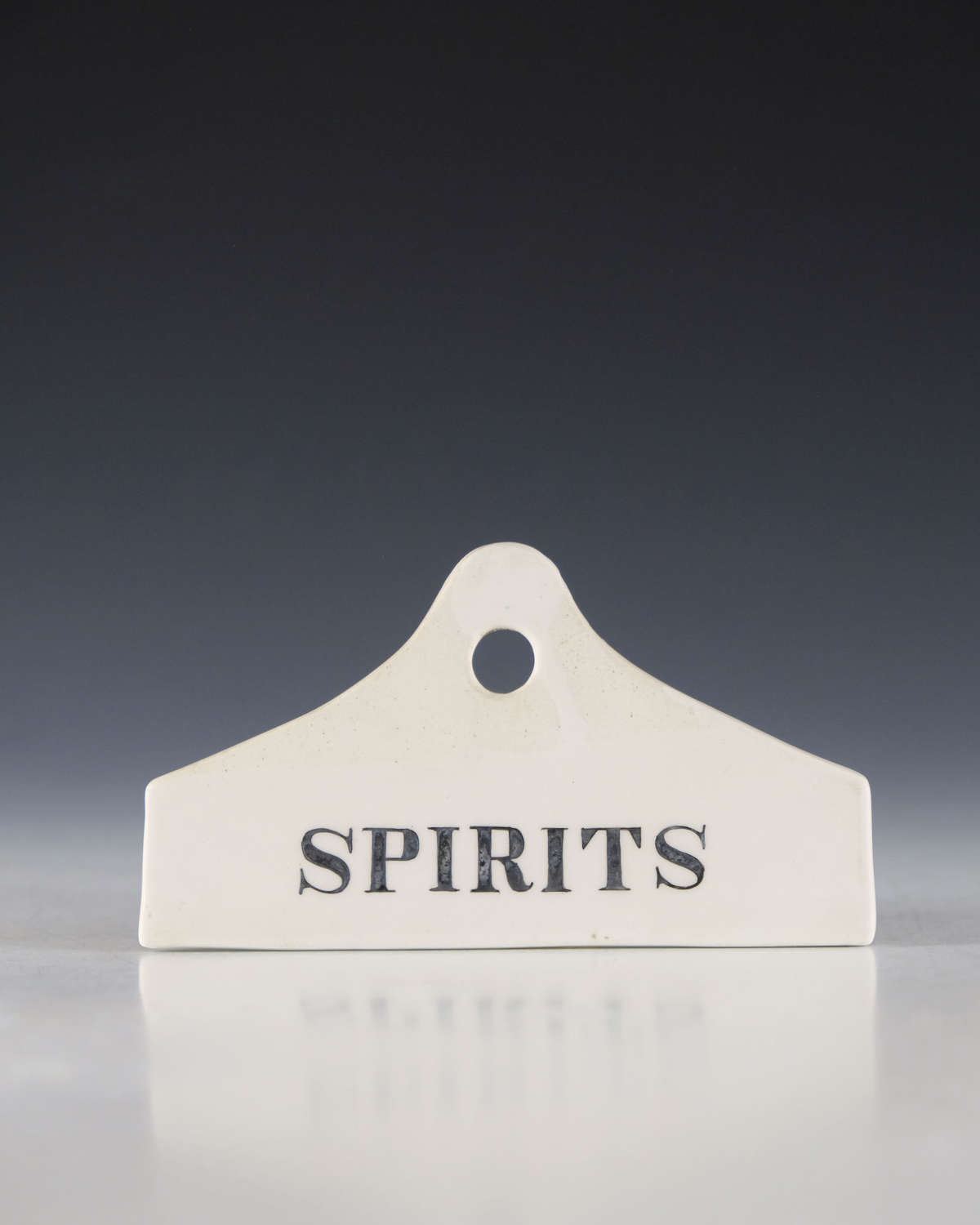 Bin label Spirits English early 19th century