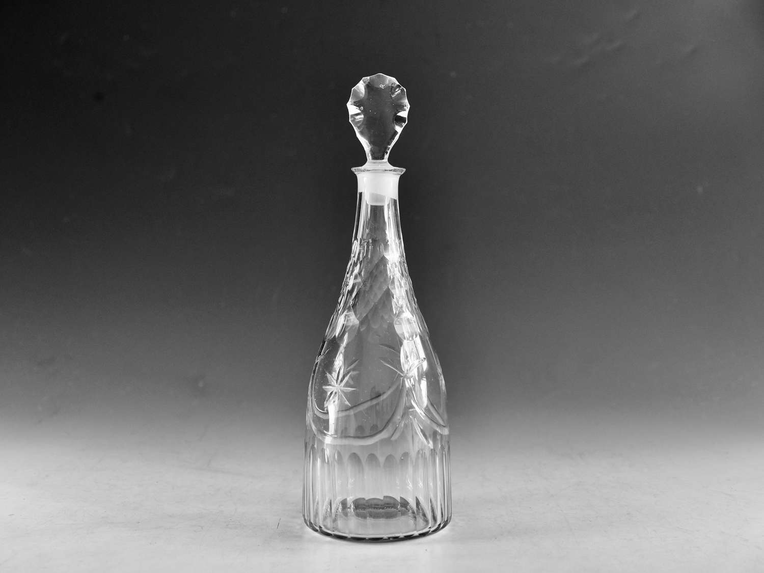 Antique glass decanter English c1780