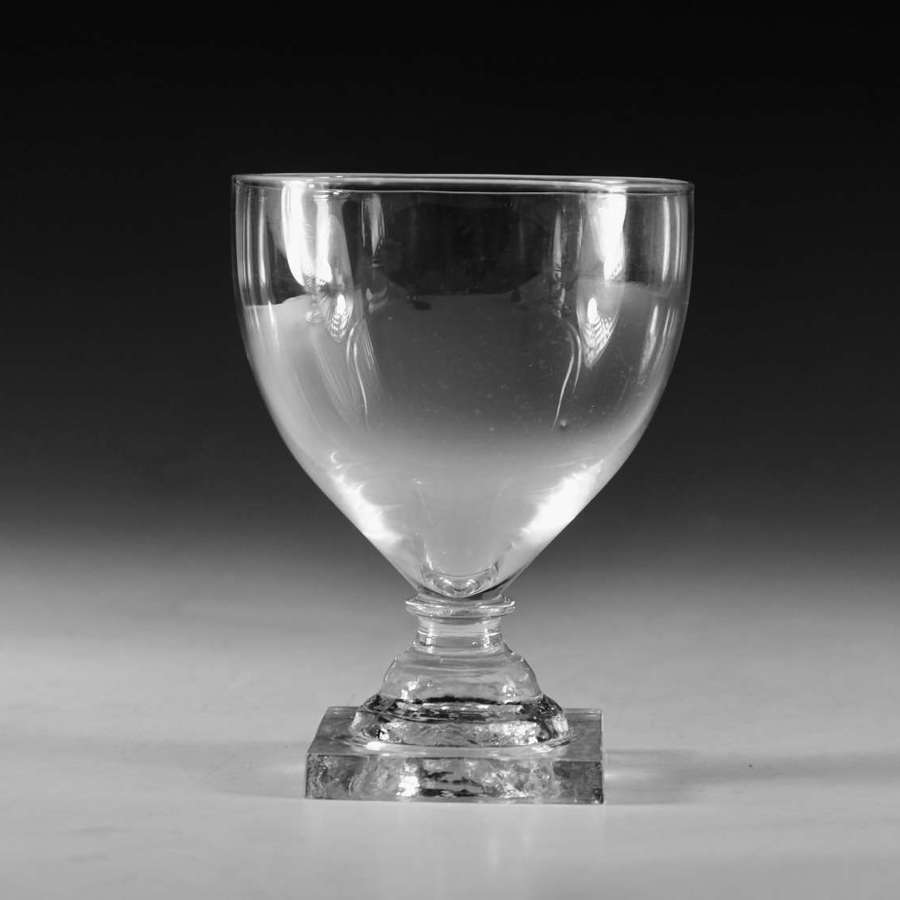 Antique glass rummer English c1790