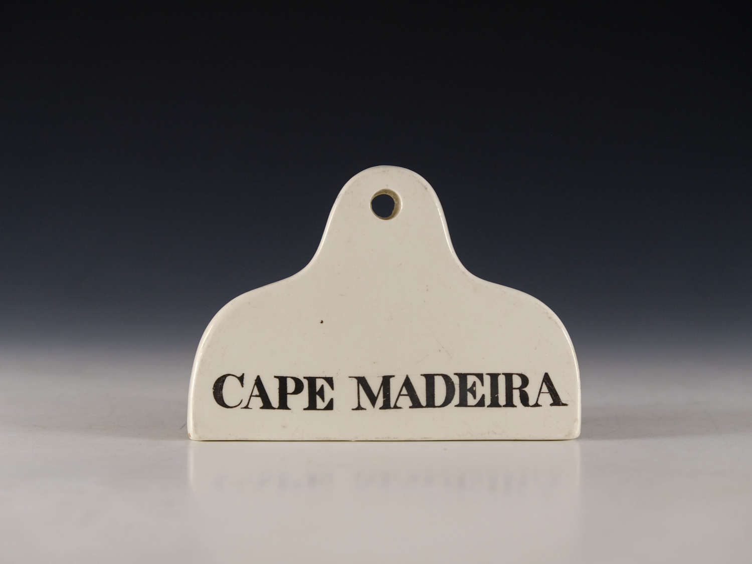 Bin label Cape Madeira English Mid 19th century
