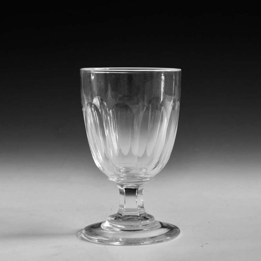 Antique glass rummer English c1860