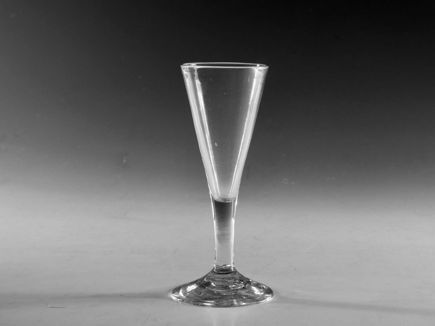 Antique glass ale glass English c1800