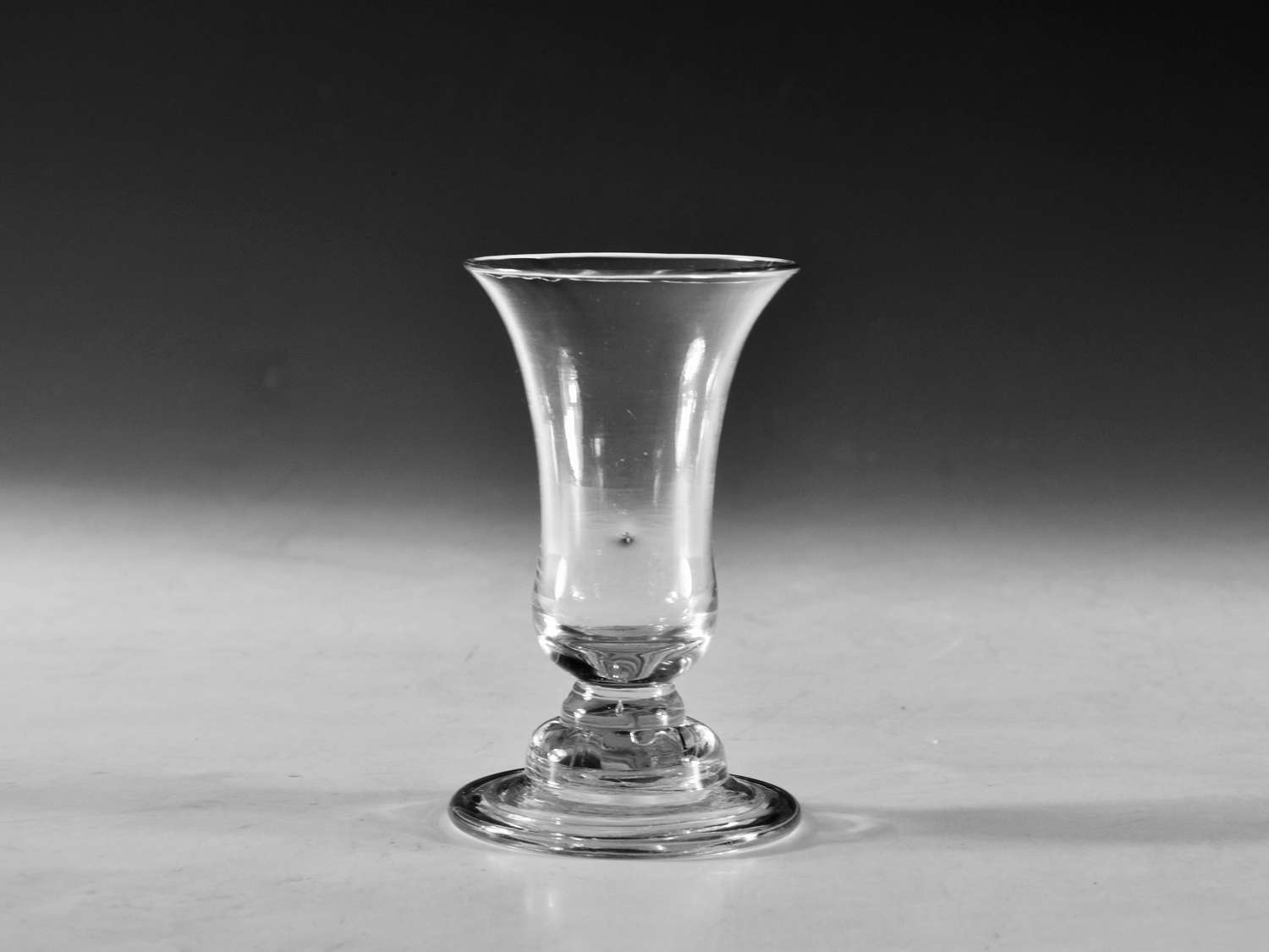 Antique glass jelly glass English c1750