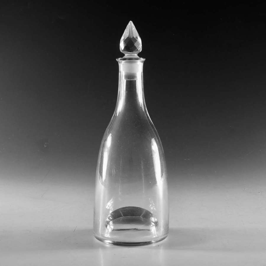 Antique glass decanter English c1765