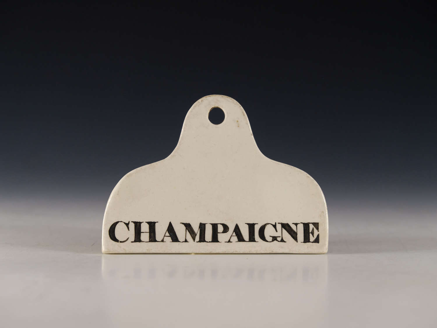 Bin label Champaigne English early 19th century