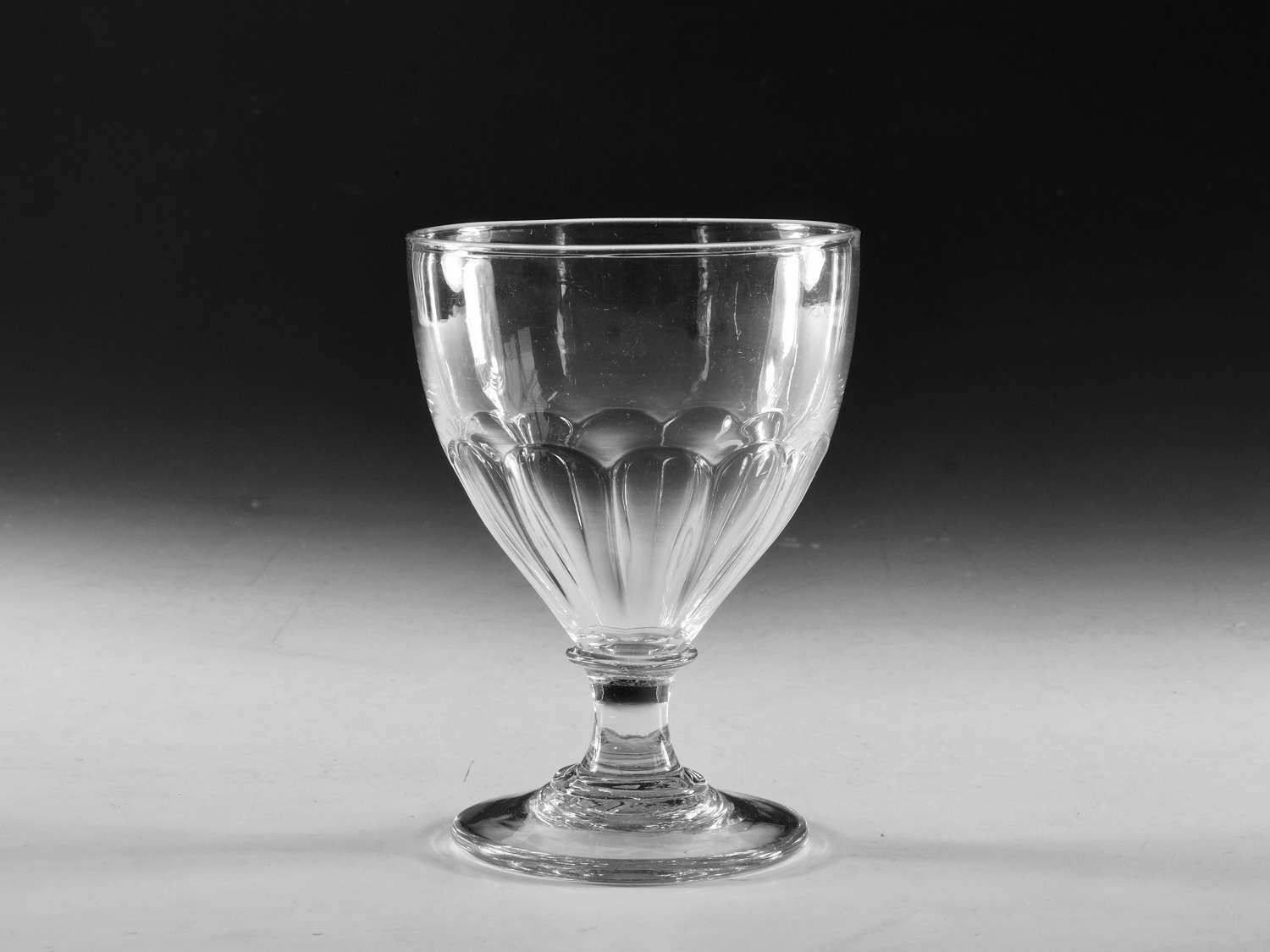 Antique glass rummer English c1800