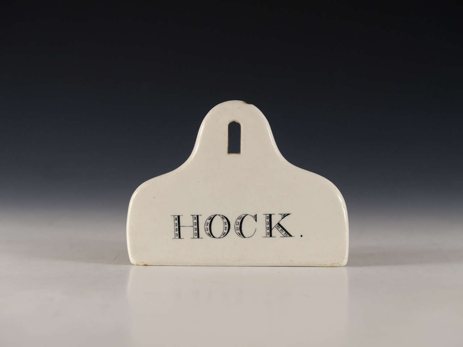 Bin label Hock mid 19th century