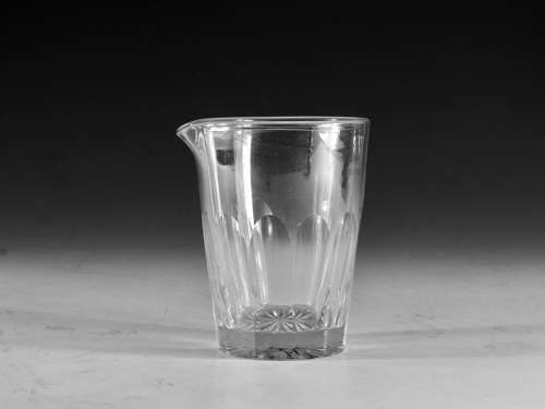 Antique glass mixing tumbler Irish c1830