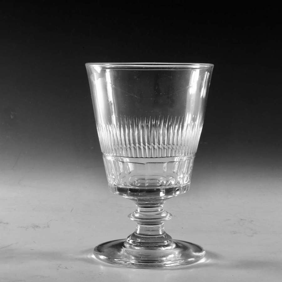 Antique glass rummer English c1830