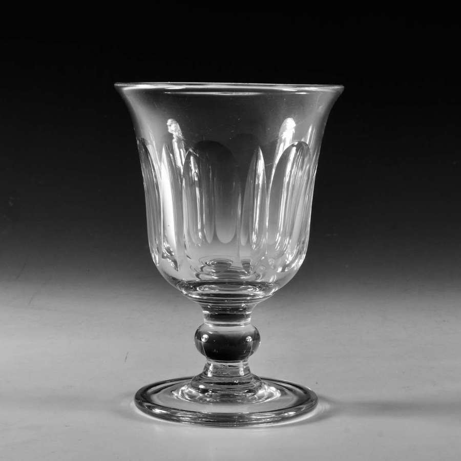 Antique glass rummer English c1840