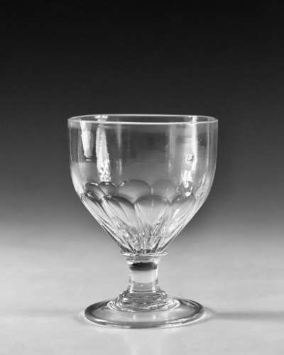 Antique glass rummer English c1810