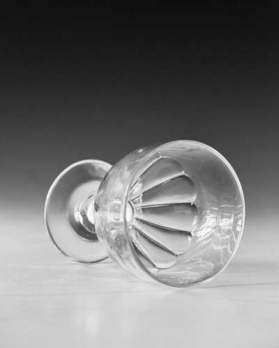 Antique glass rummer English c1810