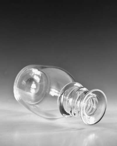 Carafe with three neck rings c1820