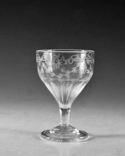 Antique glass - rummer English c1800