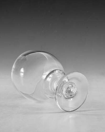 Antique glass - cup bowl rummer English c1830