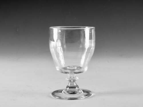 Antique glass - cup bowl rummer English c1820
