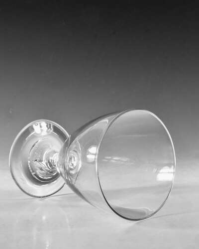 Antique glass - ovoid rummer English c1790