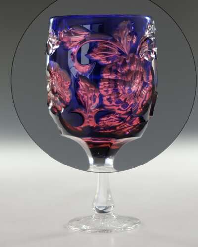 Stevens & Williams liqueur glass c1890