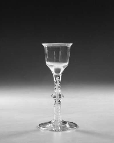 Georgian wine glass English c1765